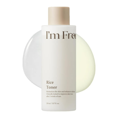 I'm From Rice Toner, Korea Glow Milky Rice Toner, niacinamide, Glass&Dewy, Hydration, Calming, All Skin Types, Korean Skin Care 5.07fl.oz