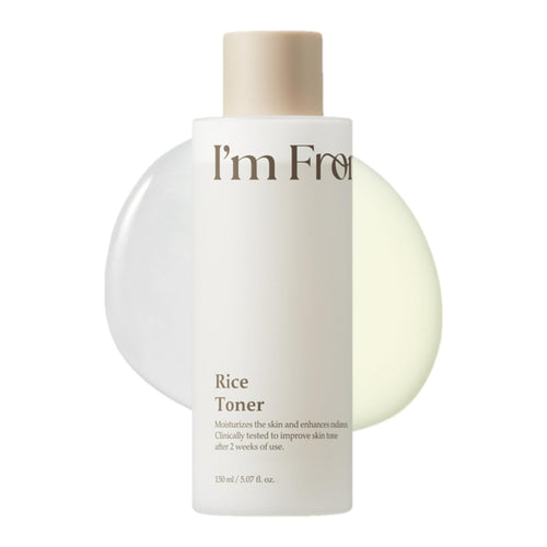 I'm From Rice Toner, Korea Glow Milky Rice Toner, niacinamide, Glass&Dewy, Hydration, Calming, All Skin Types, Korean Skin Care 5.07fl.oz