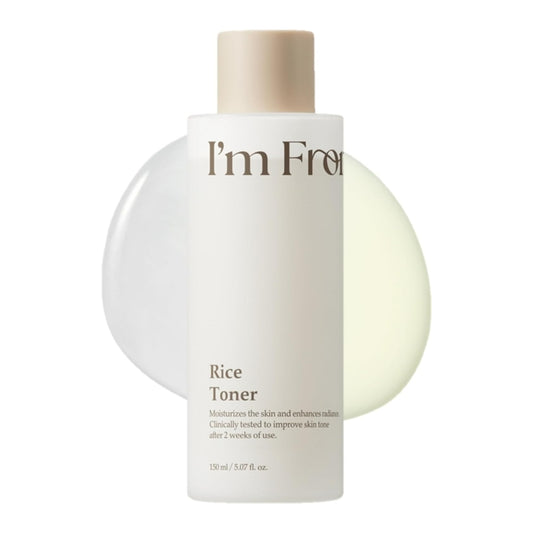 I'm From Rice Toner, Korea Glow Milky Rice Toner, niacinamide, Glass&Dewy, Hydration, Calming, All Skin Types, Korean Skin Care 5.07fl.oz