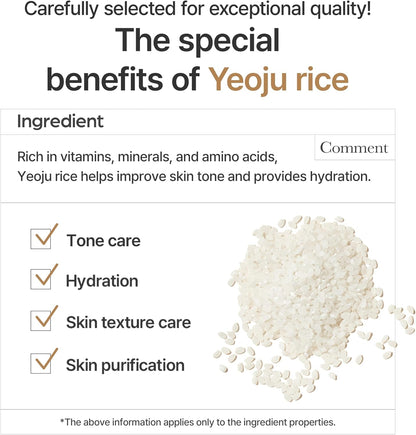 I'm From Rice Toner, Korea Glow Milky Rice Toner, niacinamide, Glass&Dewy, Hydration, Calming, All Skin Types, Korean Skin Care 5.07fl.oz